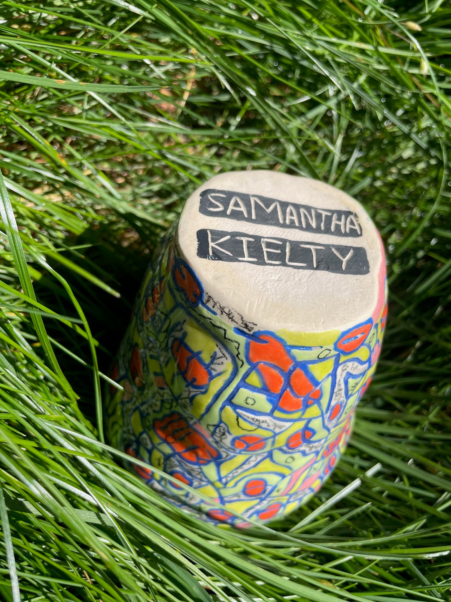 "A River Runs Through It" Cup (mishima #1) / one-of-a-kind