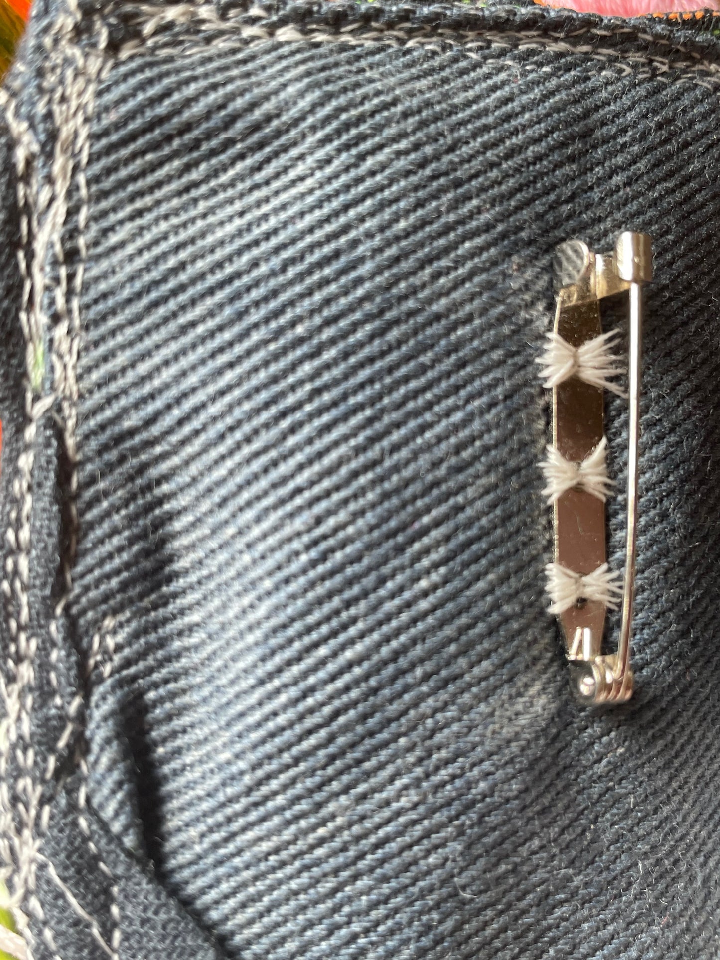 shocked creature w/ tree-frog-colored eyes / a brooch / one-of-a-kind