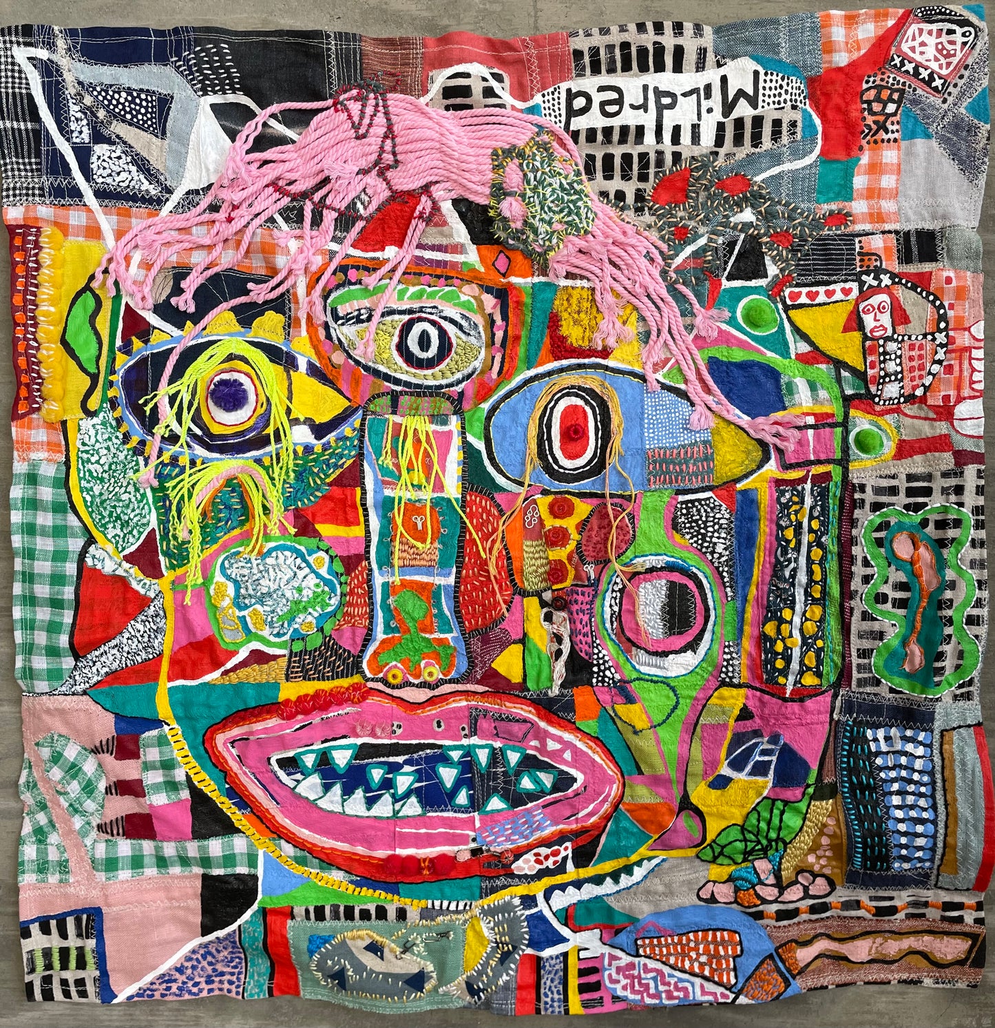 Mixed-Media Painting / "Mildred"