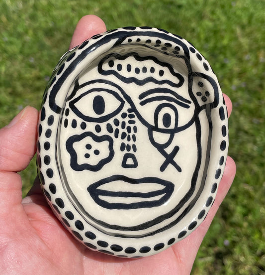Mini face plate #1 / one-of-a-kind