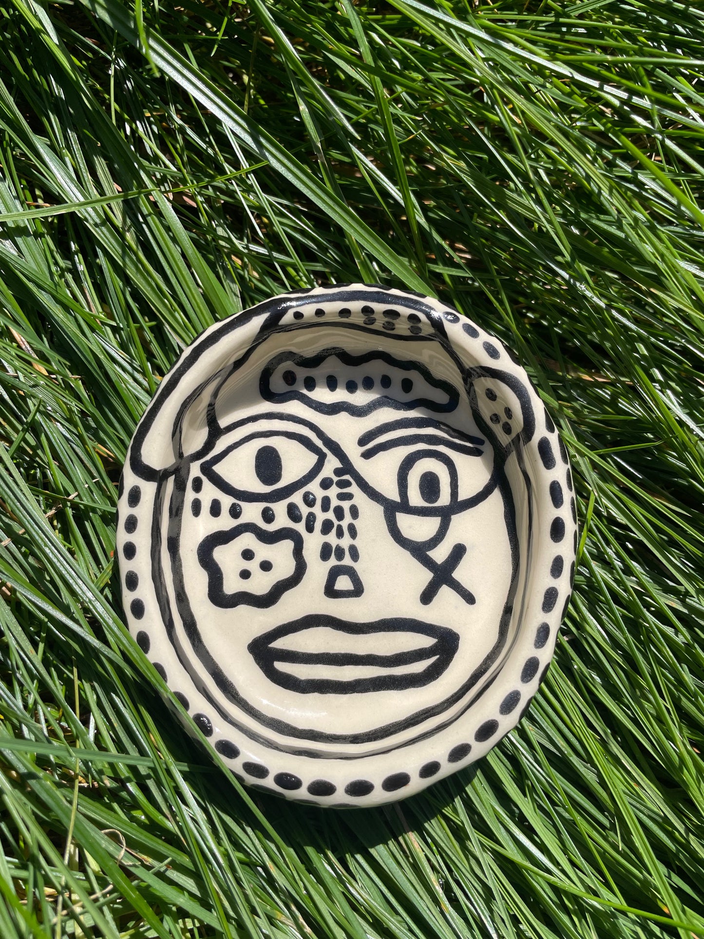 Mini face plate #1 / one-of-a-kind