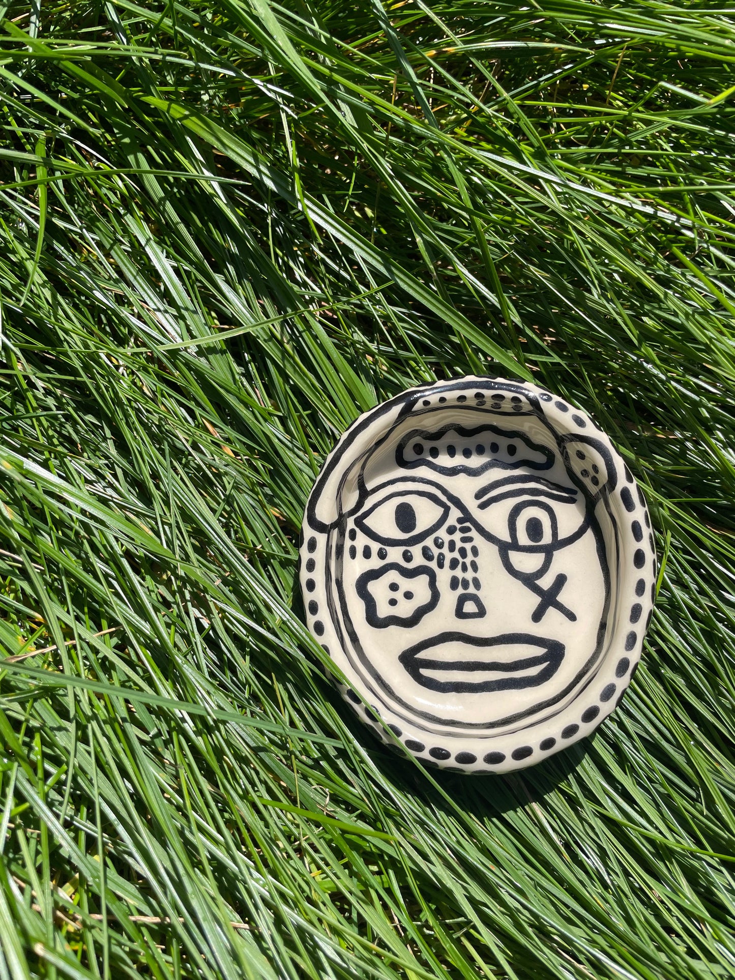 Mini face plate #1 / one-of-a-kind