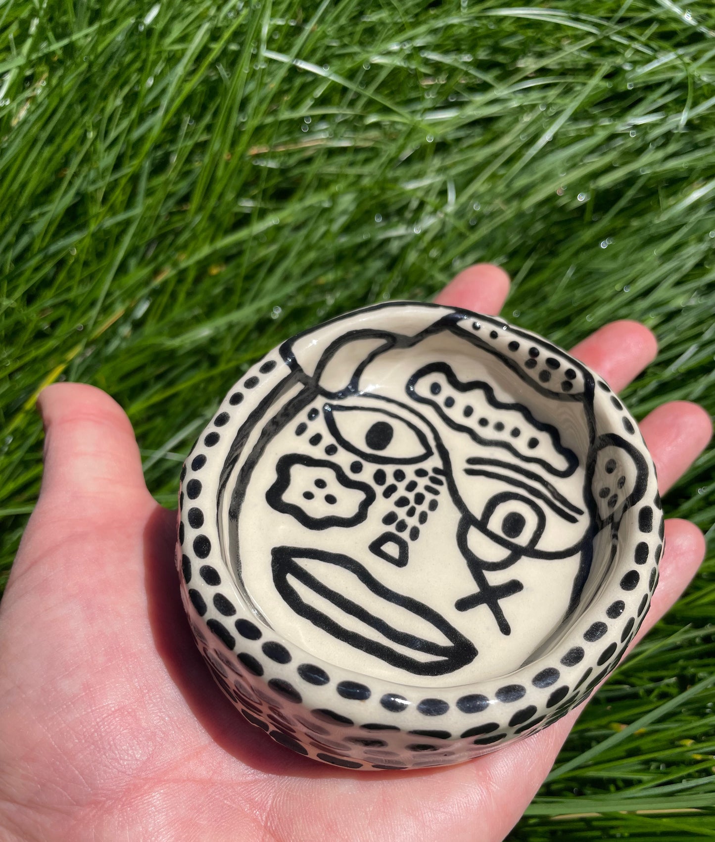 Mini face plate #1 / one-of-a-kind