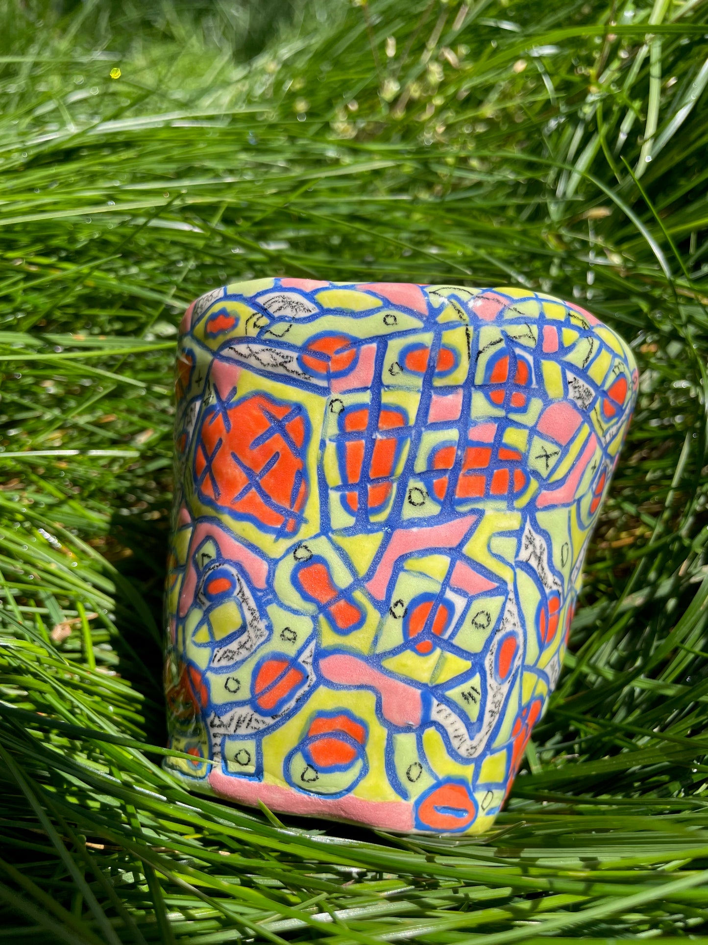 "A River Runs Through It" Cup (mishima #1) / one-of-a-kind