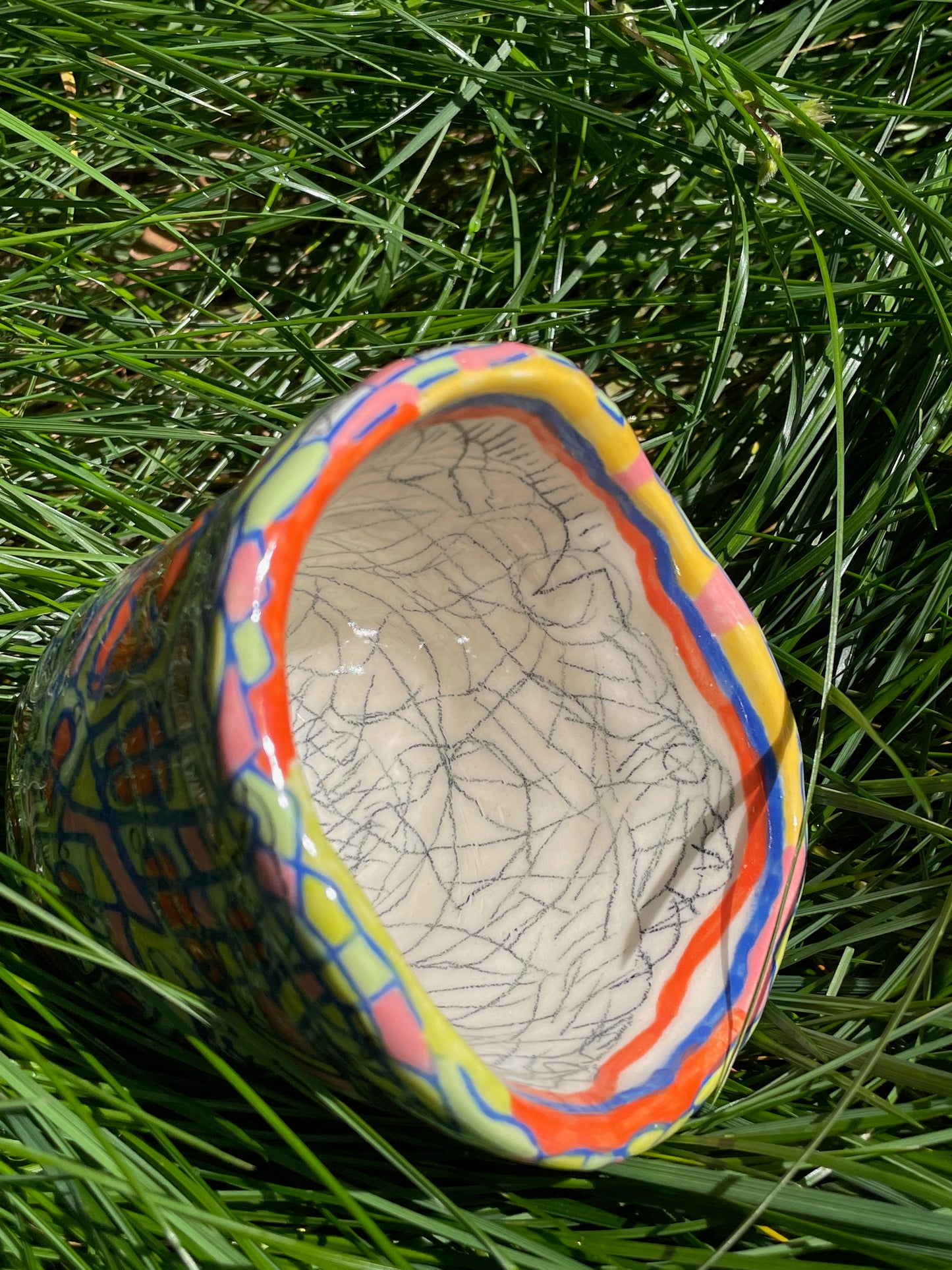 "A River Runs Through It" Cup (mishima #1) / one-of-a-kind