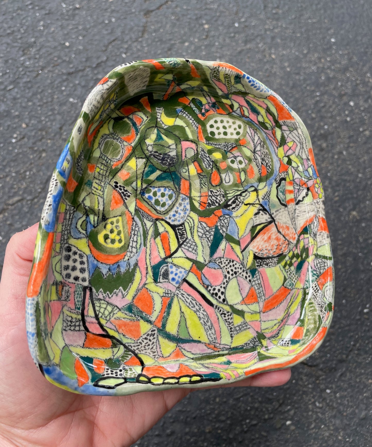 A Transfixingly Pulchritudinous Plate / one-of-a-kind