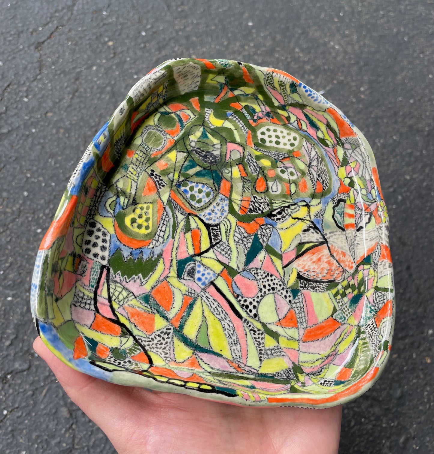 A Transfixingly Pulchritudinous Plate / one-of-a-kind