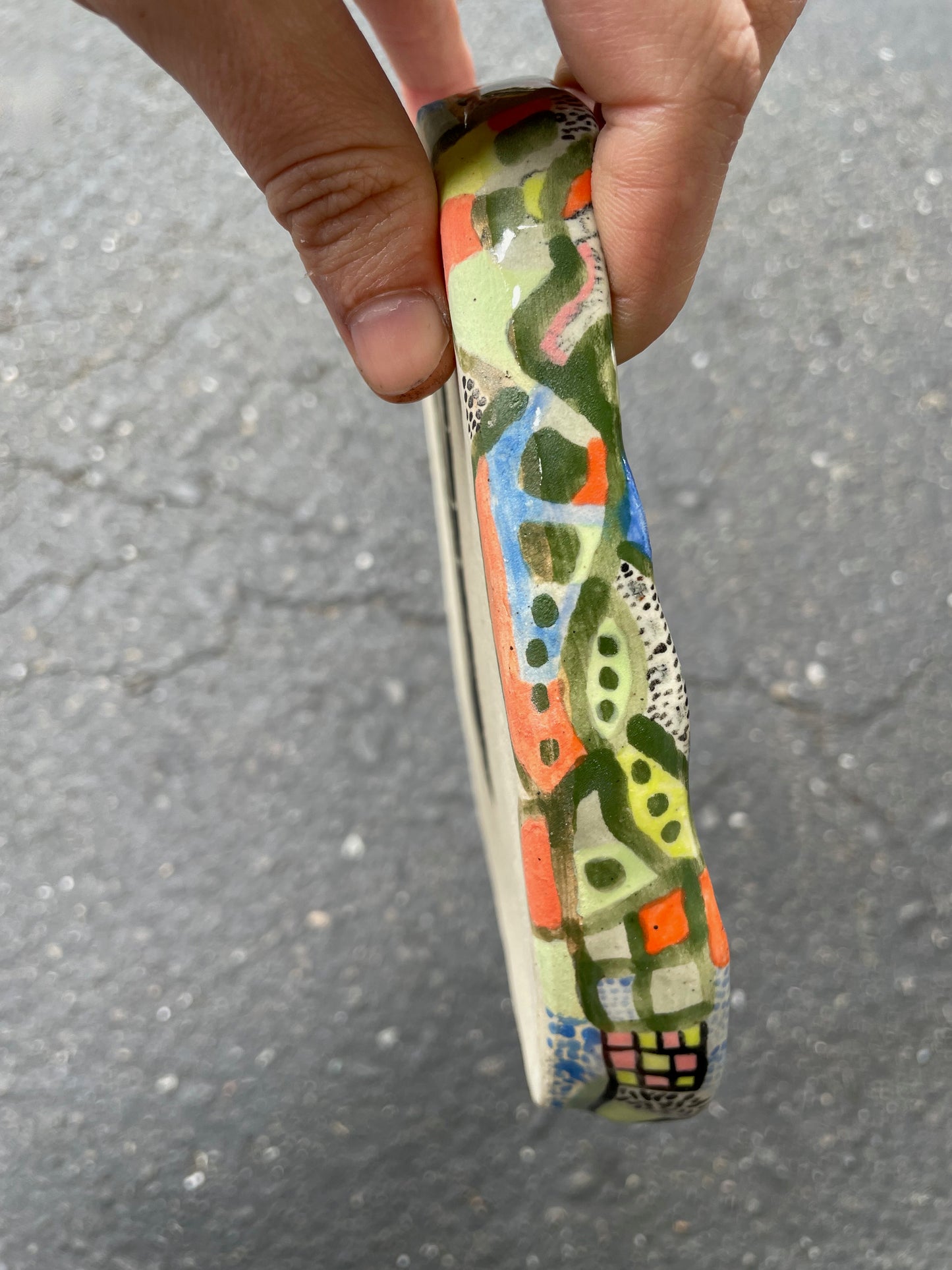 A Transfixingly Pulchritudinous Plate / one-of-a-kind
