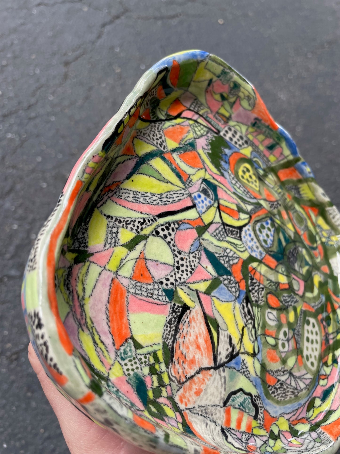 A Transfixingly Pulchritudinous Plate / one-of-a-kind