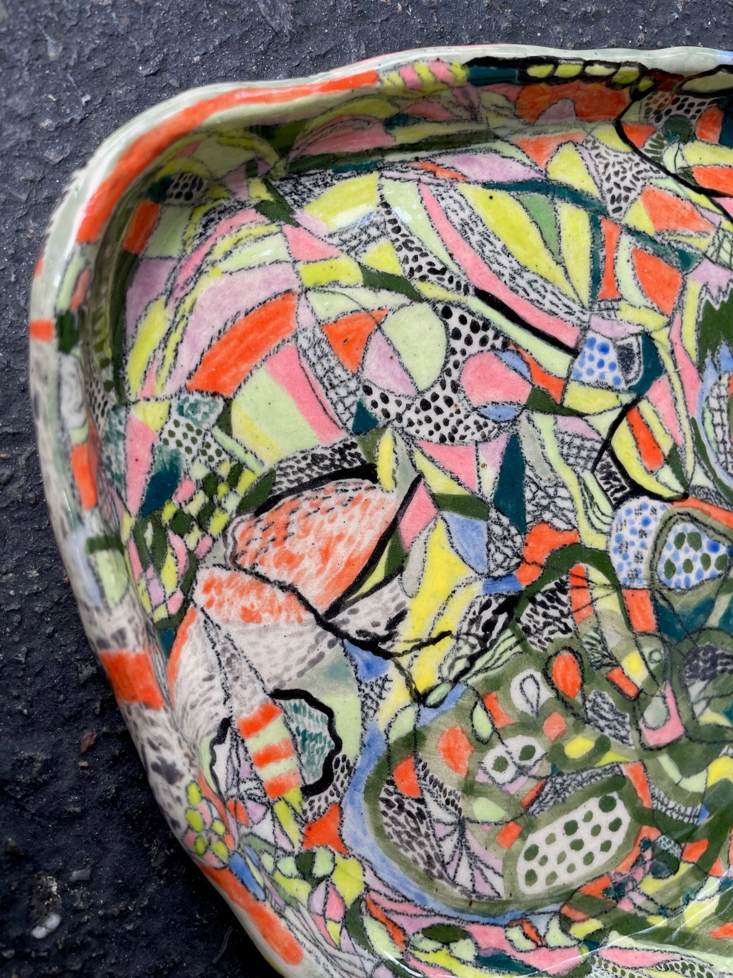 A Transfixingly Pulchritudinous Plate / one-of-a-kind