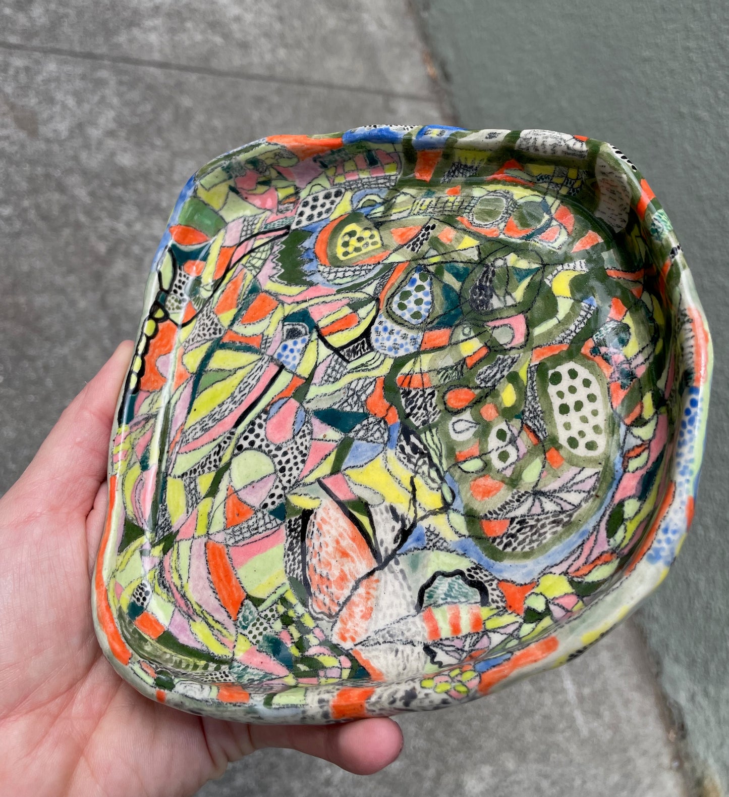 A Transfixingly Pulchritudinous Plate / one-of-a-kind