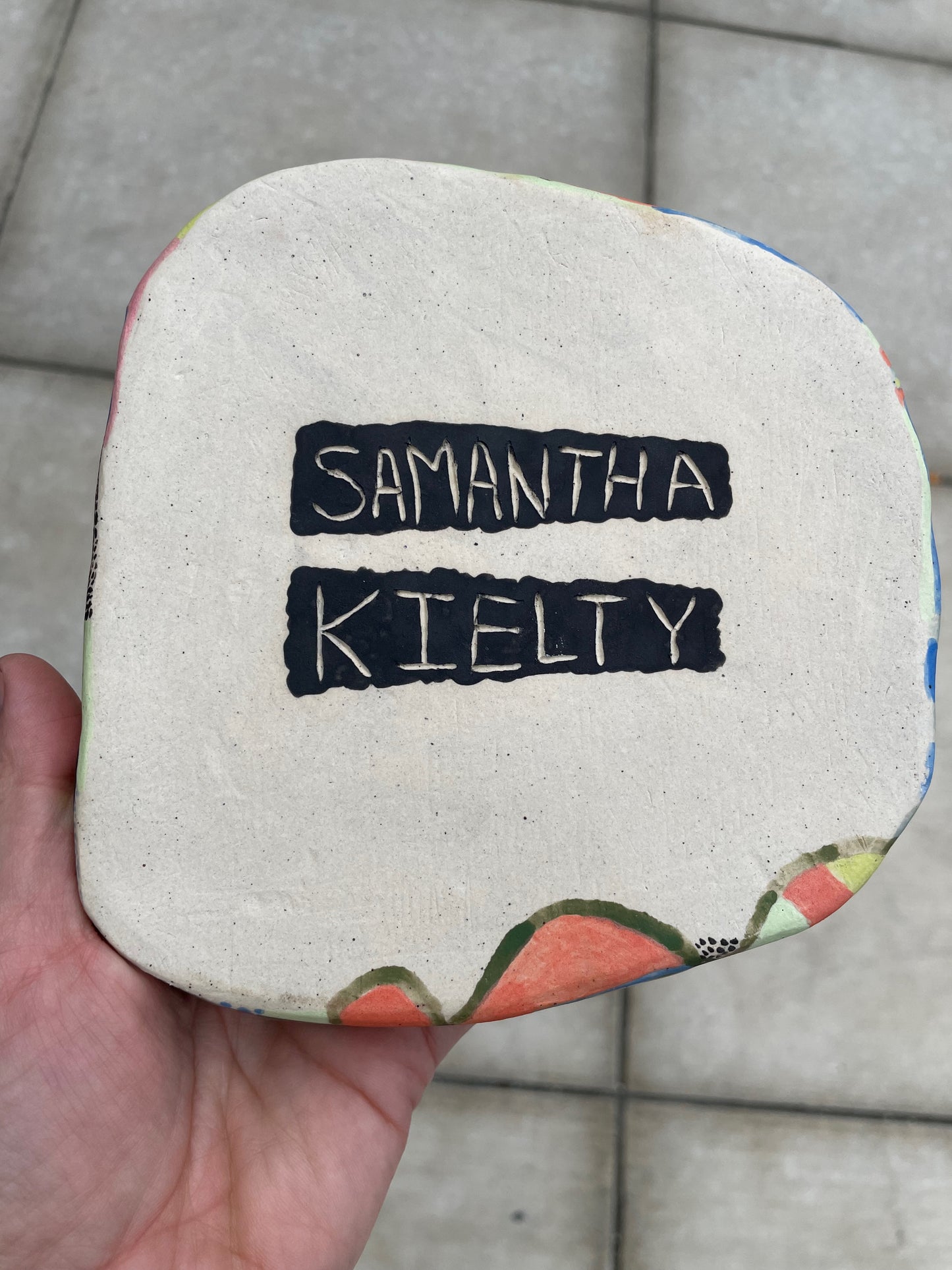 A Transfixingly Pulchritudinous Plate / one-of-a-kind