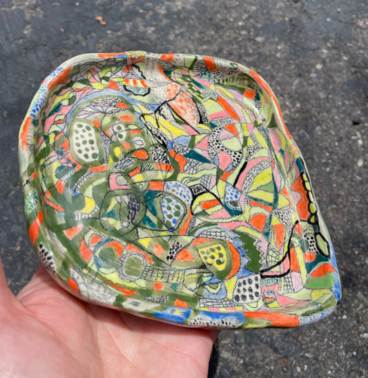 A Transfixingly Pulchritudinous Plate / one-of-a-kind