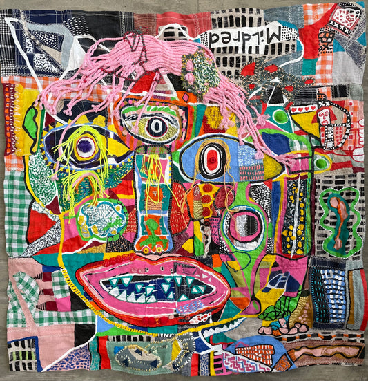 Mixed-Media Painting / "Mildred"