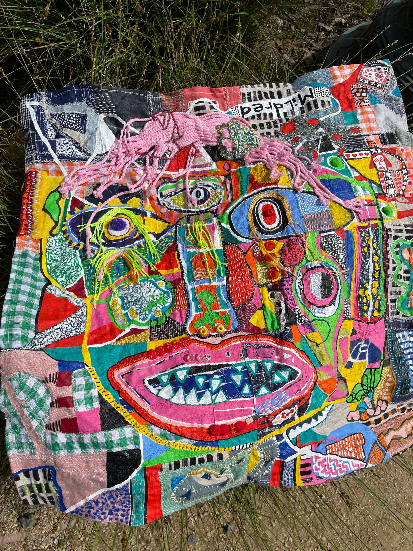 Mixed-Media Painting / "Mildred"