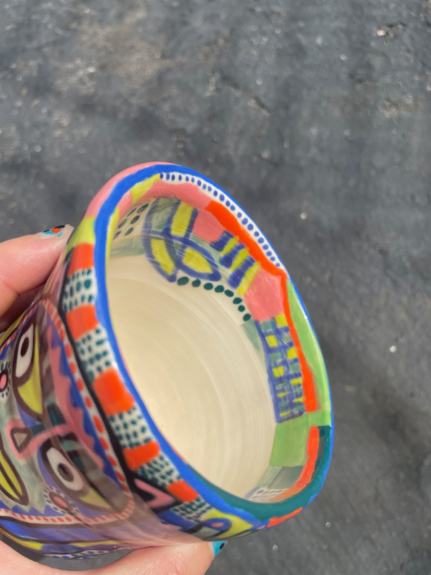 Colorful Creature Cup #1 (3 creatures) / one-of-a-kind